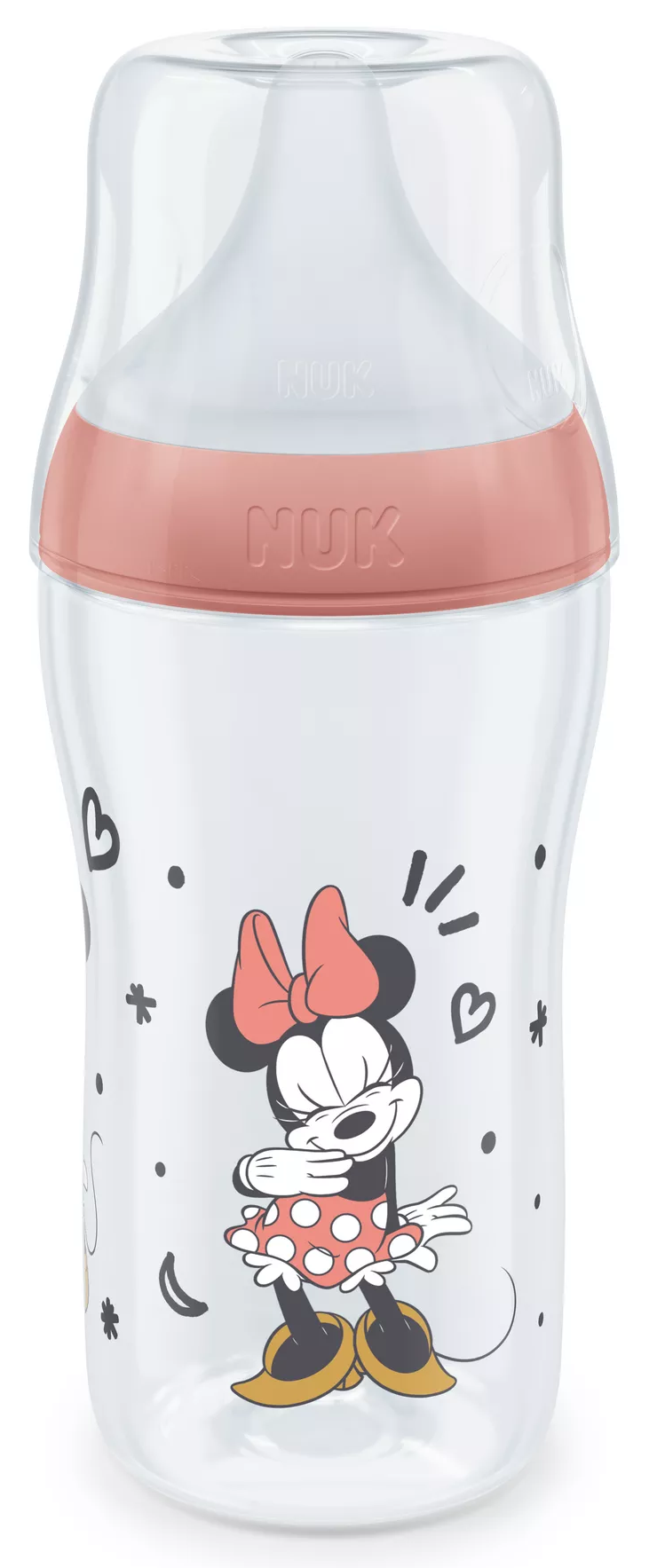 Biberon Perfect Match Minnie, tetina silicon M, 3m+, 260 ml, Nuk - imagine 2