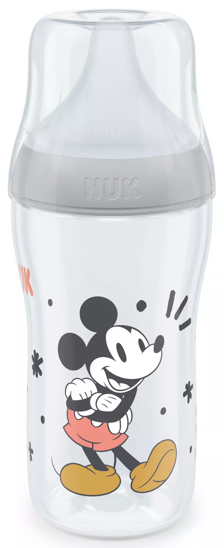 Biberon Perfect Match Mickey, tetina silicon M, 3m+, 260 ml, Nuk - imagine 2