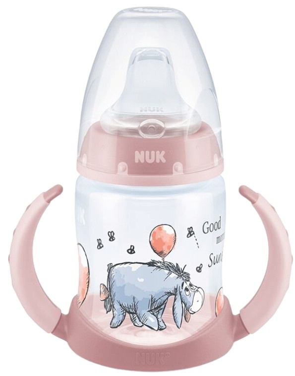 Sticlă de suc Nuk First Choice - Disney, 150 ml, roz, Yori