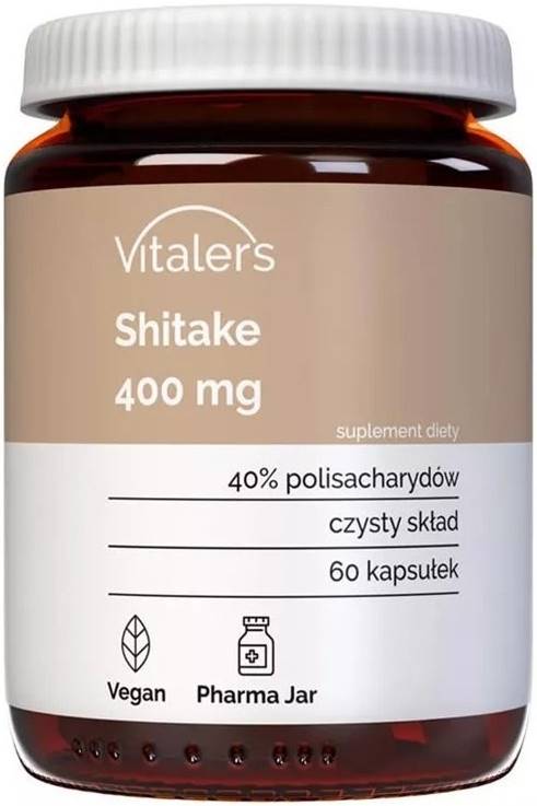 Shiitake, 400 mg, 60 capsule, Vitaler's