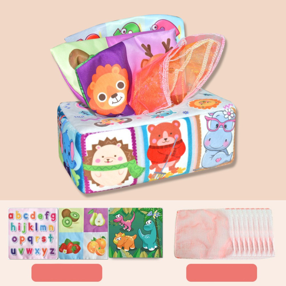 Jucărie zornăitoare Smart baby - Șervețele cu tragere