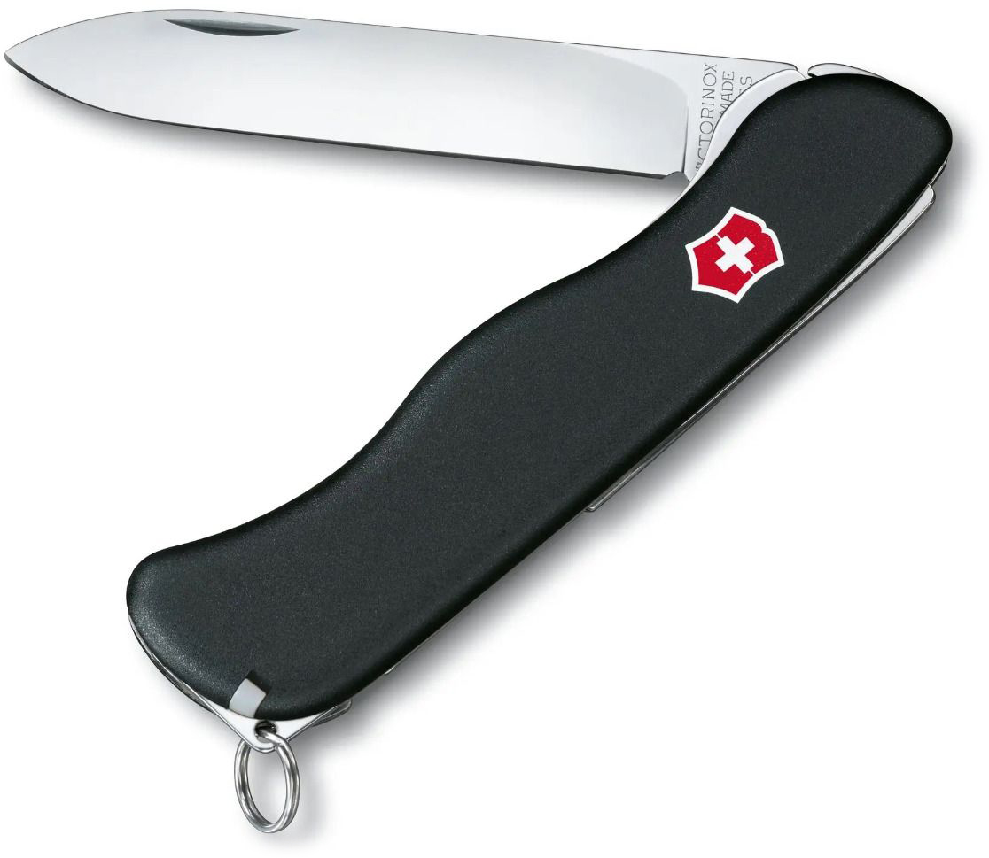 Cuțit de buzunar elvețian Victorinox - Sentinel, negru, blister