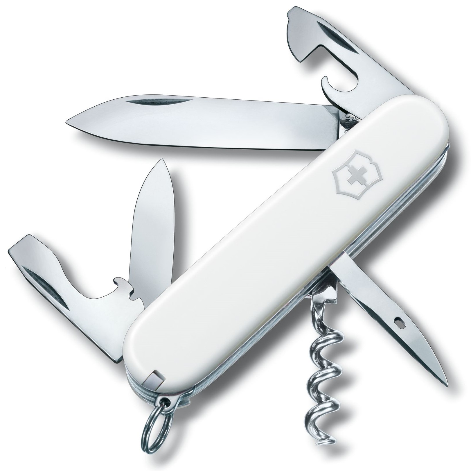 Cuțit de buzunar elvețian Victorinox - Spartan, 12 functii, alb