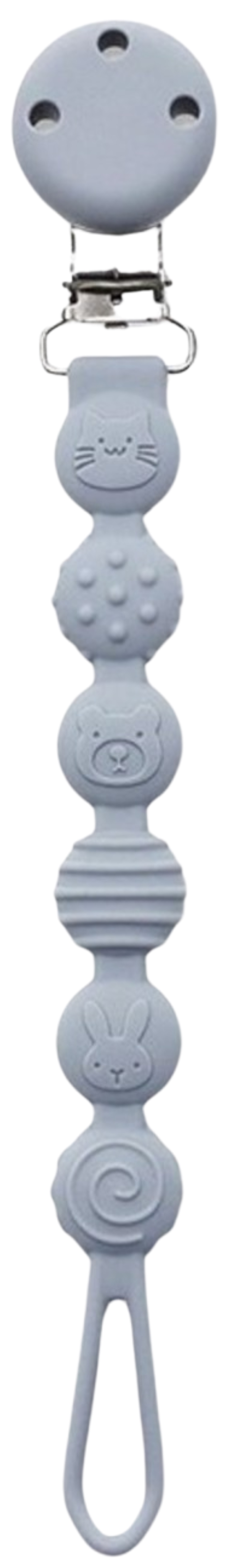 Suport pentru tetină din silicon Lorelli Premium - Grey