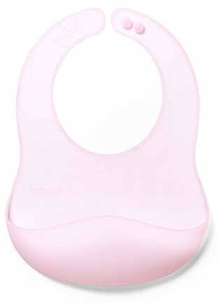 Baveta din silicon Babyono - 1598, roz