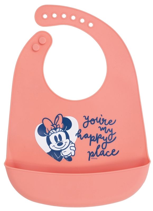 Bavetă din silicon Stor - Minnie Mouse Heart Full