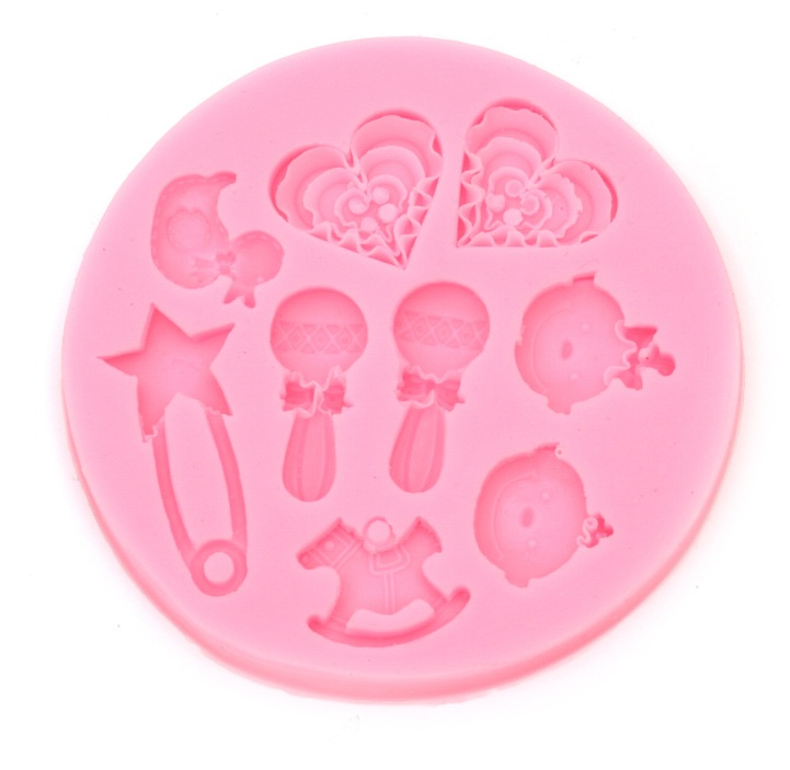 Mold de silicon (formă) Em Art - Jucării pentru bebeluși, 87 x 7 mm