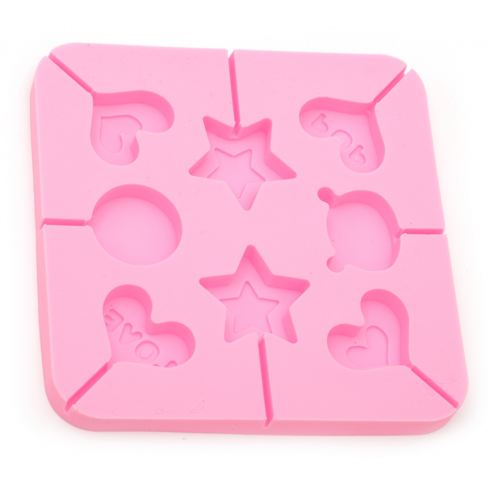 Mold de silicon (formă) Em Art - Acadele, 170 x 170 x 15 mm
