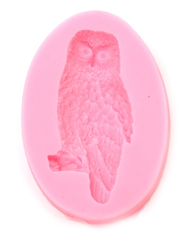 Mold de silicon (formă) Em Art - Bufniţă, 56 x 81 x 13 mm