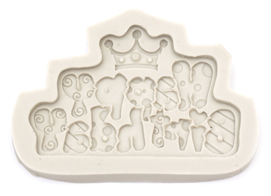 Mold de silicon (formă) Em Art - Happy Birthday, 118 x 77 x 11 mm