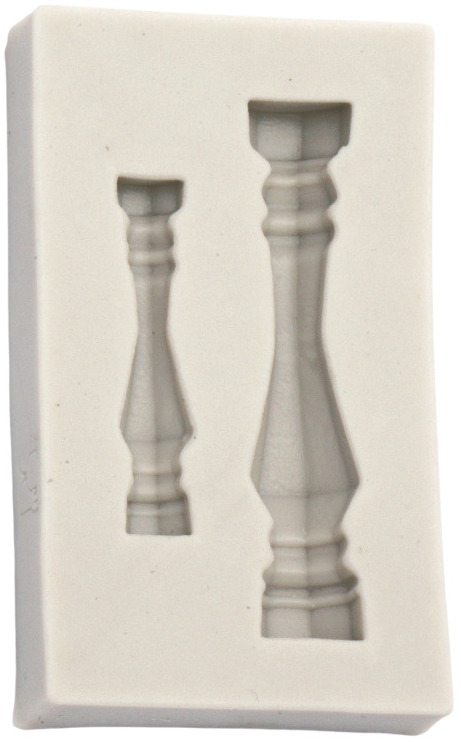 Mold din silicon (formă) Em Art - Coloane în două dimensiuni, 42 x 72 x 13 mm