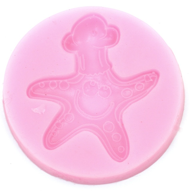 Mold de silicon (formă) Em Art - Stea de mare, 68 x 11 mm