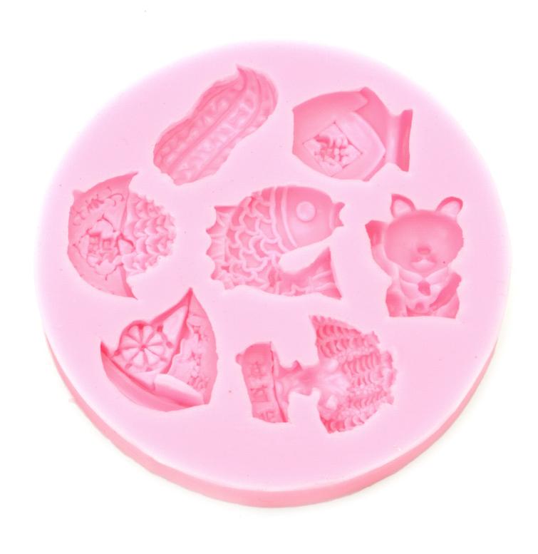 Mold de silicon (formă) Em Art - Motive marine, 92 x 12 mm
