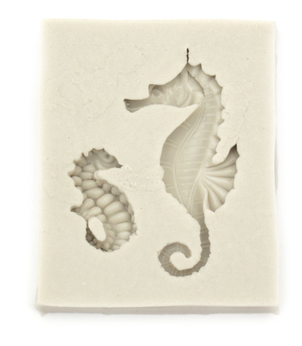 Mold de silicon (formă) Em Art - Căluț de mare, 50 x 62 x 7 mm