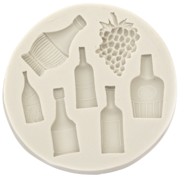 Mold din silicon (formă) Em Art - Vinuri, 85 x 9 mm