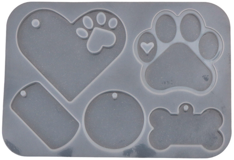 Mold din silicon (formă) Em Art  - Pandantive și etichete, 170 x 120 x 6 mm
