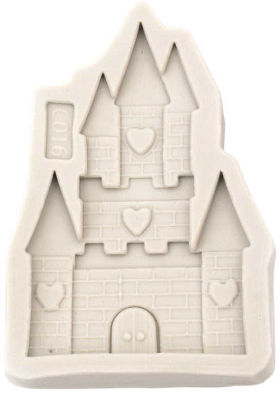 Mold din silicon (formă) Em Art - Castel, 70 x 70 x 10 mm