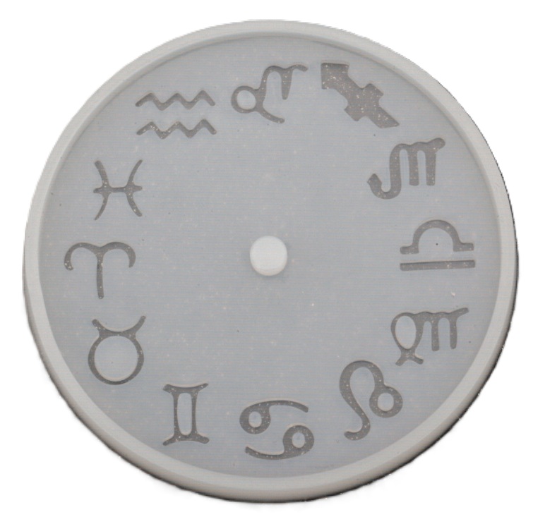 Mold de silicon (formă) Em Art - Semne zodiacale, 105 x 8 mm
