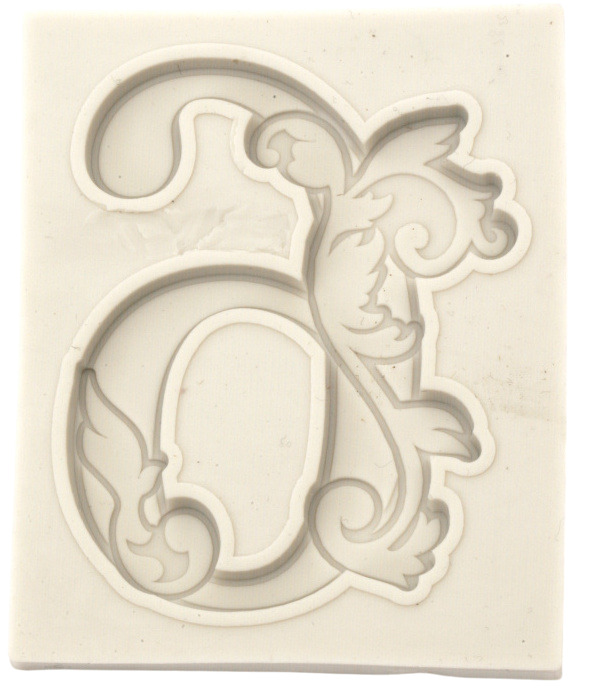 Mold din silicon (calup) Em Art - Numărul 6, 80 x 65 x 8 mm