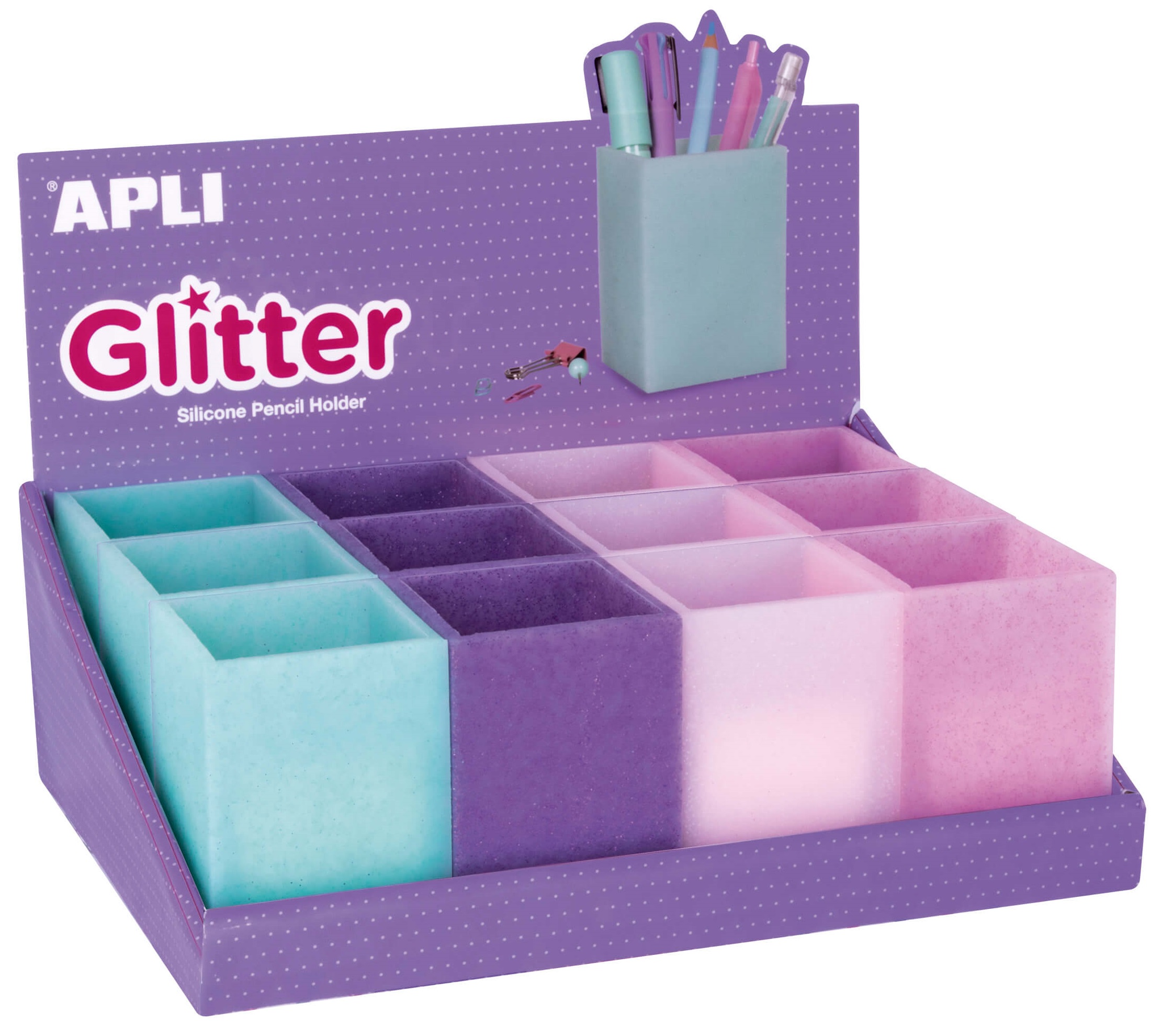 Penar din silicon Apli - Lucios, 1 buc, sortiment