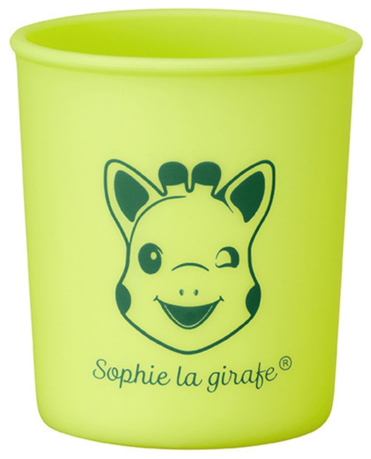Pahar din silicon Sophie la Girafe, verde