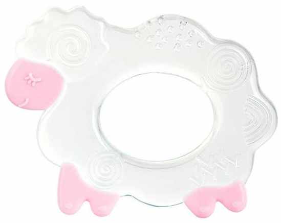 Inel gingival din silicon Canpol - Sheep, roz