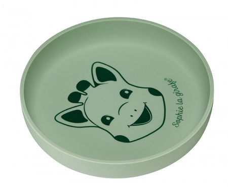 Farfurie din silicon Sophie la Girafe - Verde