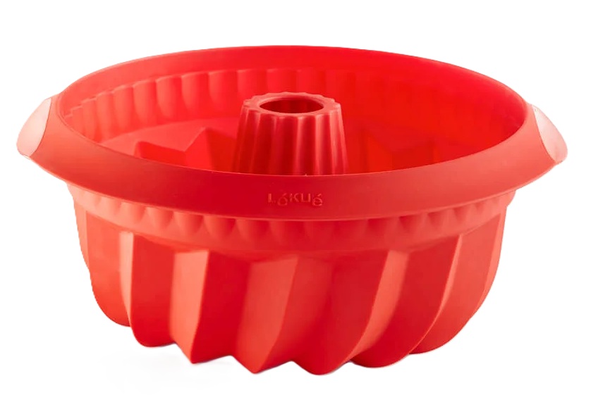 Formă de copt din silicon Lekue - Ø22 cm, adâncă, 2,4 l