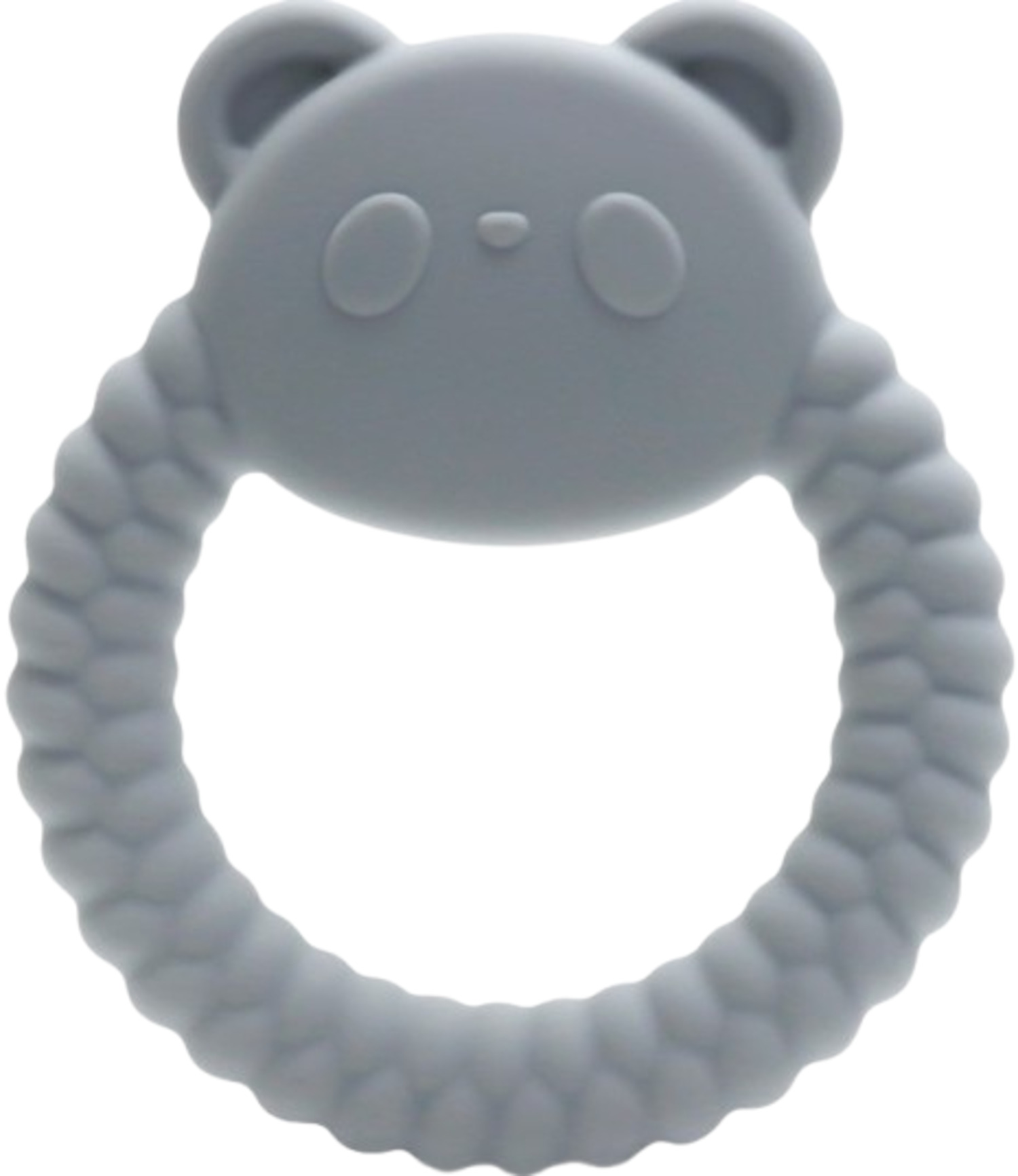 Dispozitiv de dentiție din silicon Lorelli Premium - Panda, Grey