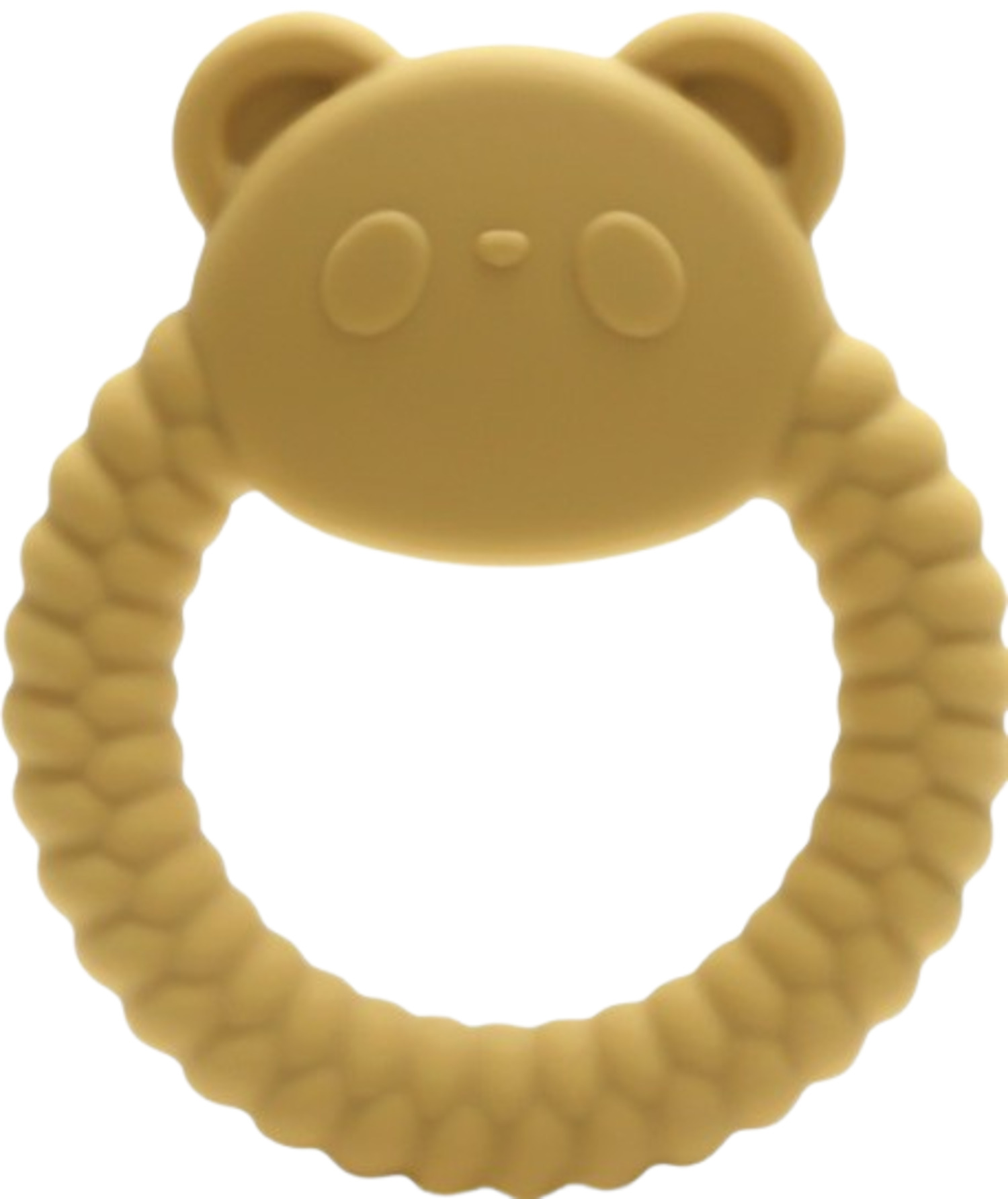 Dispozitiv de dentitie din silicon Lorelli Premium - Panda, Yellow