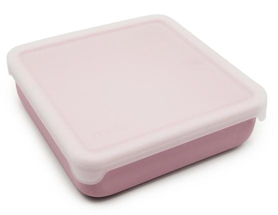 Cutie siliconică pentru sandvișuri Melii - Roz, 790 ml