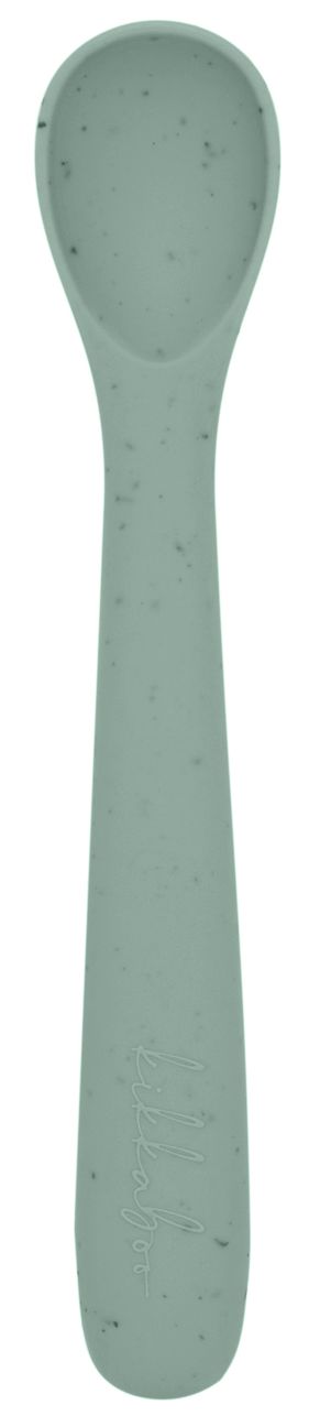 Lingură de silicon KikkaBoo Platinum Silicone - Sage