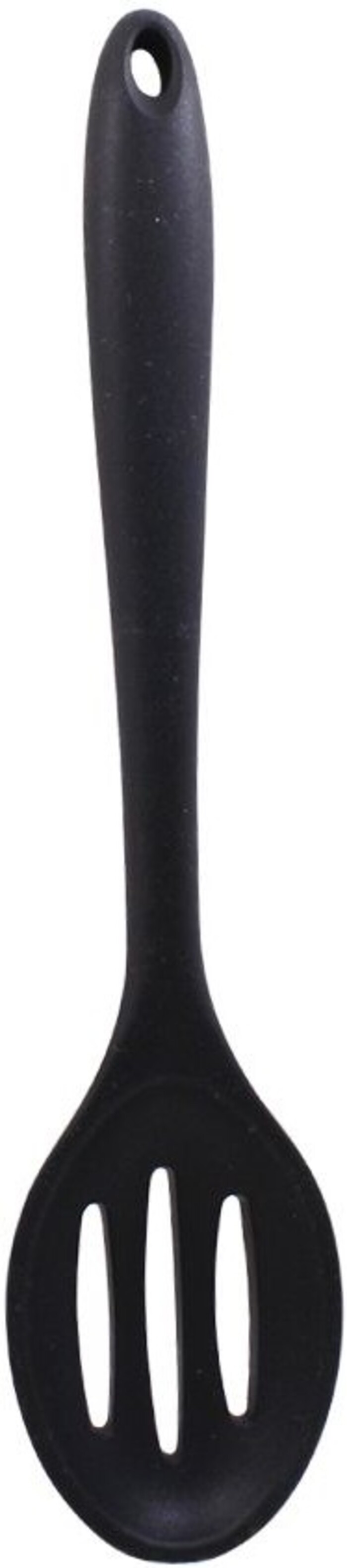 Lingurita de gatit din silicon Elekom - EK-2118, 27 cm, neagră