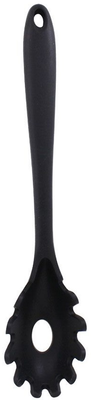 Lingură de silicon pentru spaghete Elekom - EK-2116, 30 cm, neagră