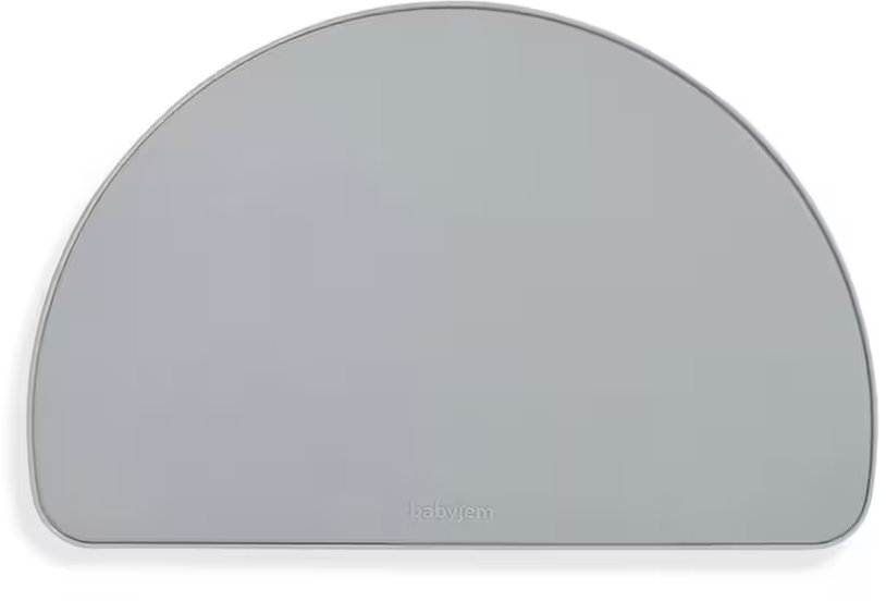 Covoraș de hrănire din silicon BabyJem - Grey