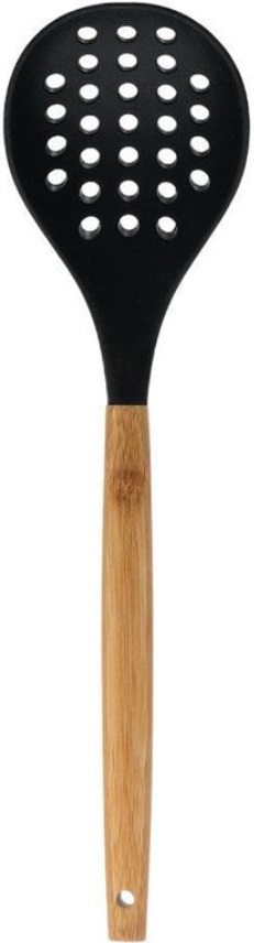 Lingură crestată din silicon Estia - Bamboo Essentials, 33 x 8,5 x 5,7 cm