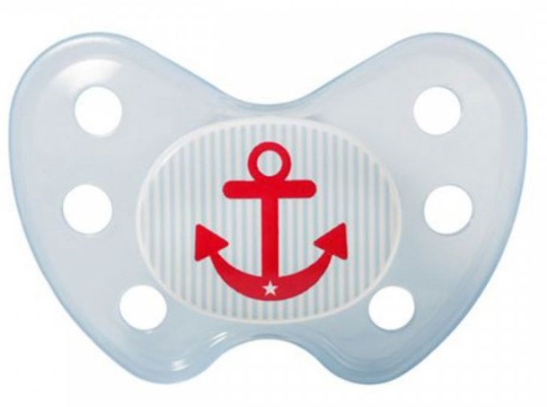 Baby Nova Suzeta Dentistar din silicon, marimea 3, ancora