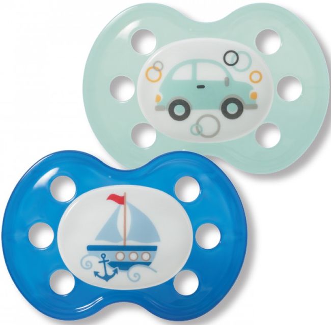 Baby Nova Suzetă din silicon, mărimea 2, pentru băiat