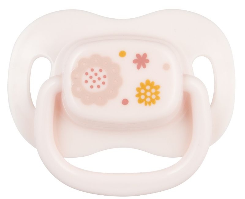Suzetă de silicon Canpol - Newborn Baby, 0-6 luni, roz