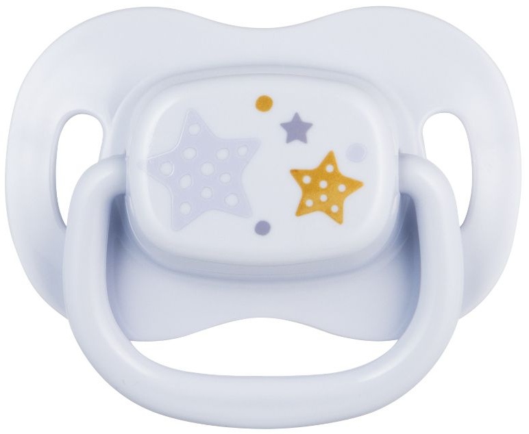 Suzeta simetrica din silicon Canpol Newborn Baby 0-6 luni, albastra