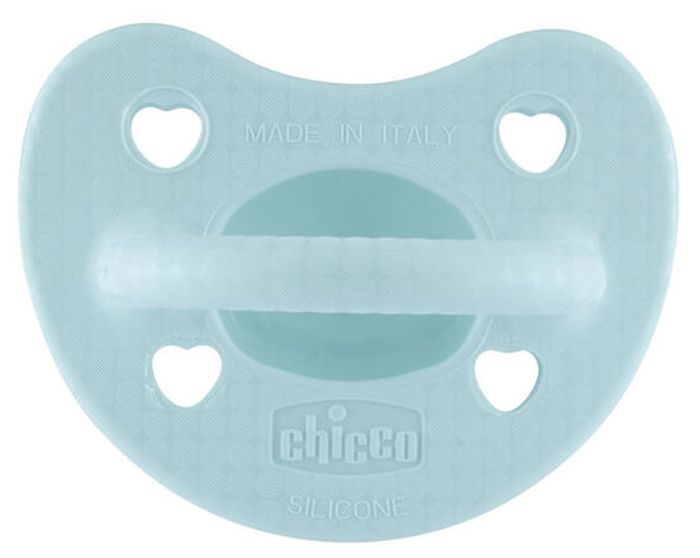 Suzetă din silicon Chicco - Soft Lux, 2-6 luni, albastru, sortiment