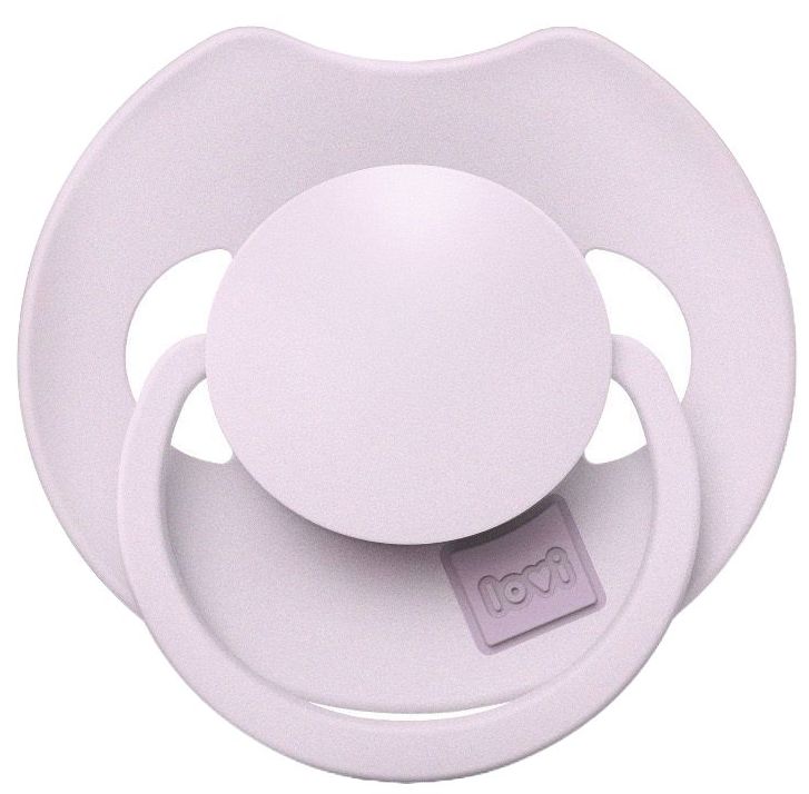 Suzeta din silicon Lovi Prime - Lilac, 0-6 luni