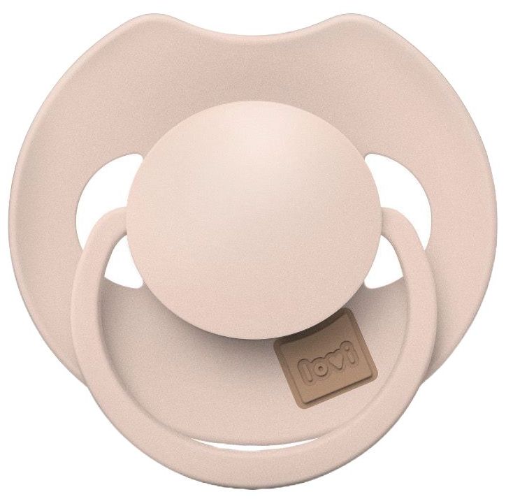 Suzeta din silicon Lovi Prime - Nude, 0-6 luni