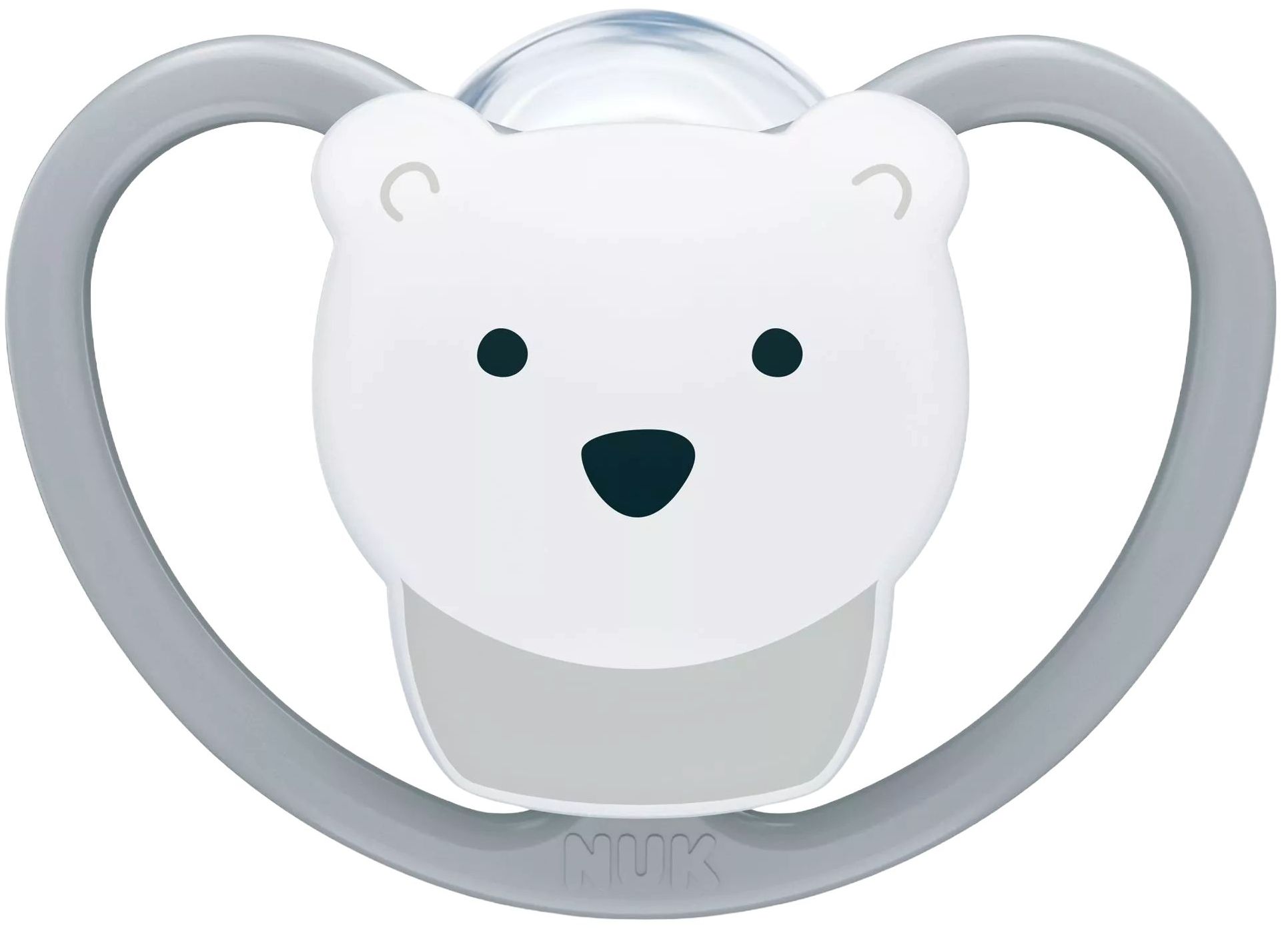 Suzetă din silicon NUK Perfect Match Air - 18 luni+, Urs polar