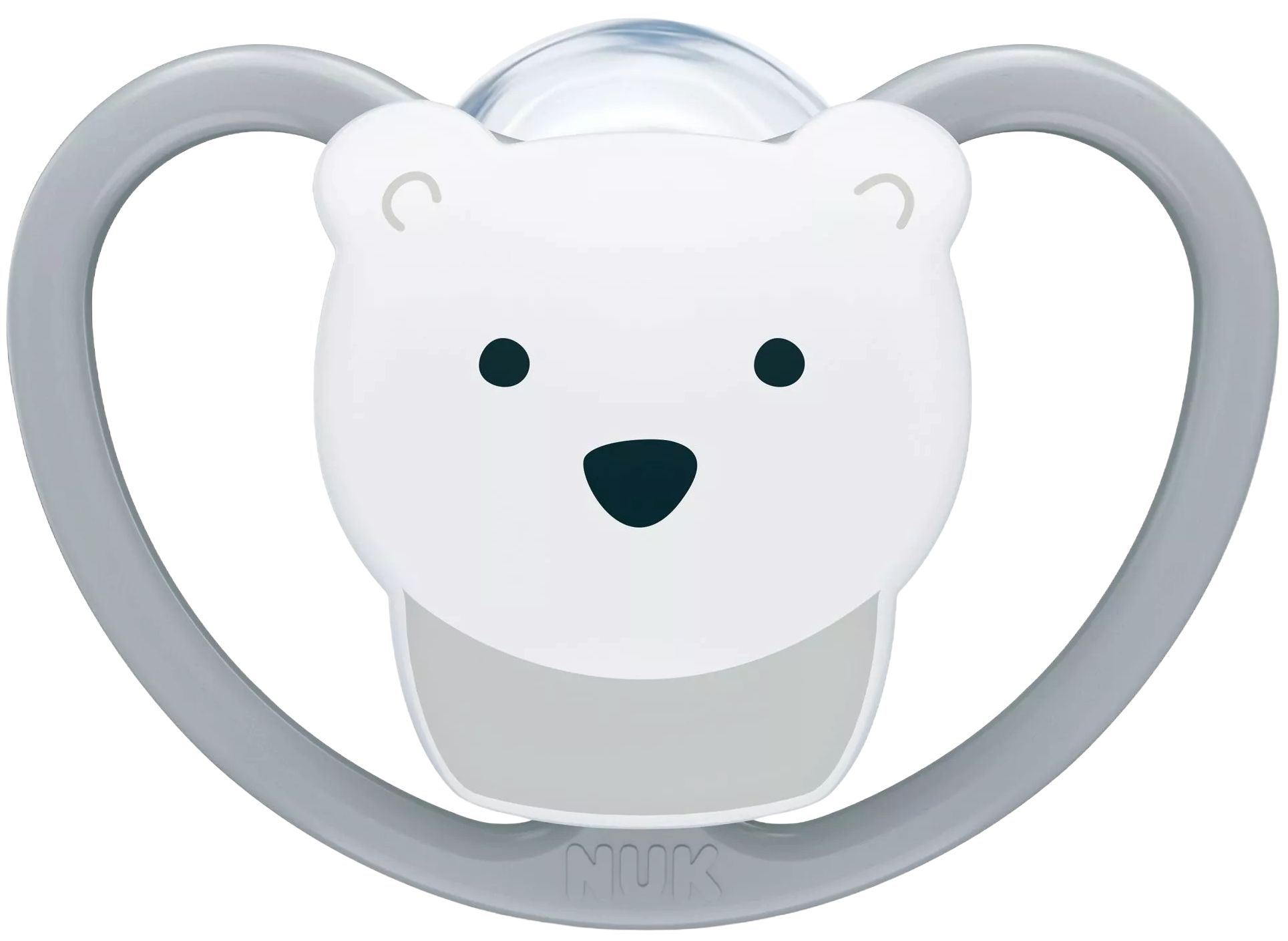 Suzetă din silicon NUK Perfect Match Air - 6-18 luni, Urs polar