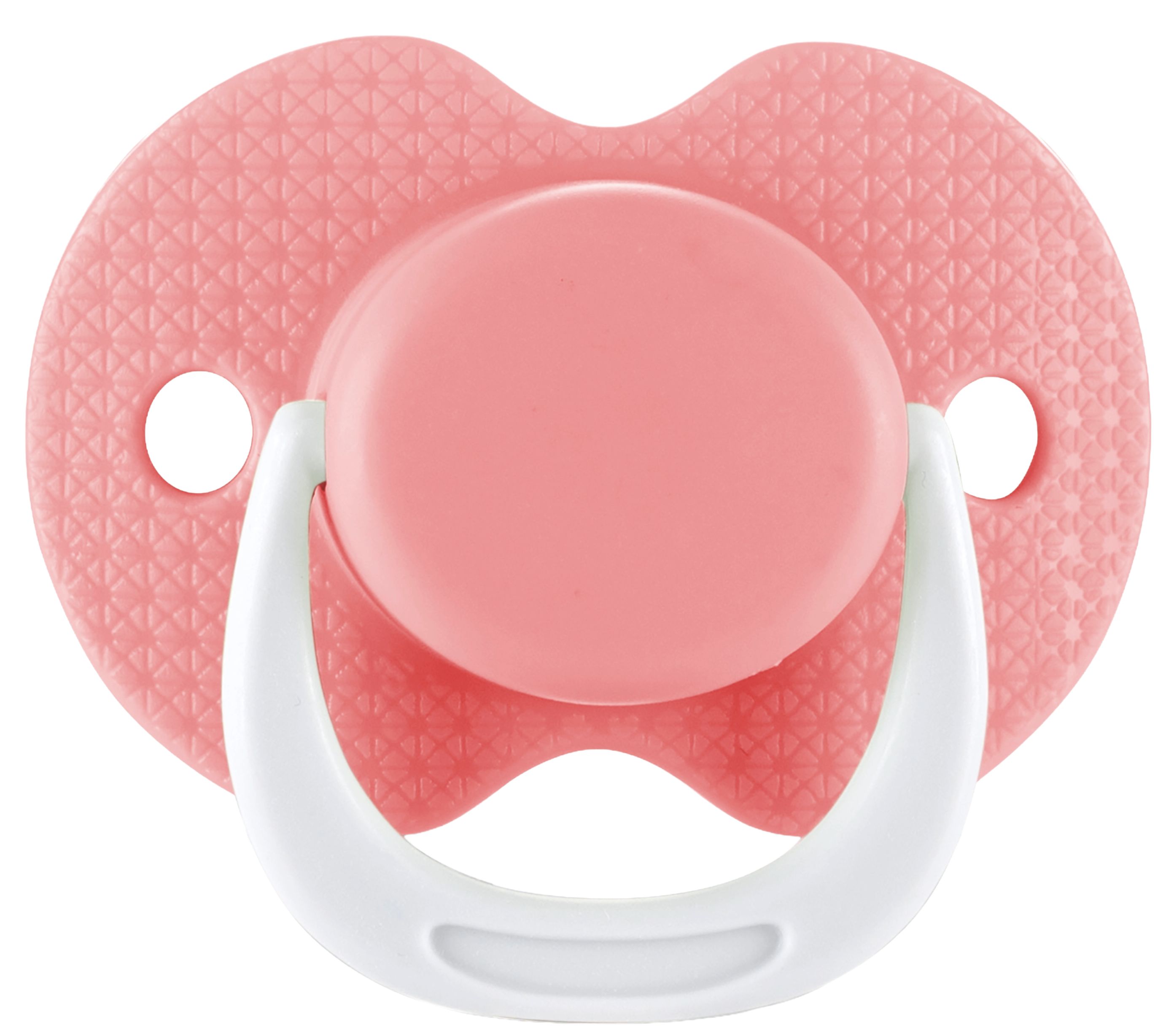Suzetă din silicon cu capac Lorelli - 0 luni+, Shell Pink