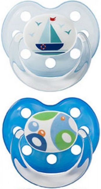 Suzetă din silicon Baby Nova - Mărimea 2, pentru băieți