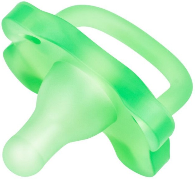Suzetă din silicon pentru bebeluși prematuri Dr. Brown's - Preemie, verde