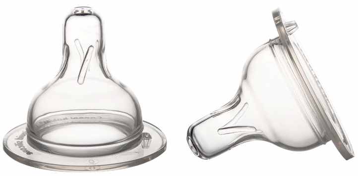 Tetine anticolici din silicon Canpol - Easy Start - 6+ luni, 2 buc