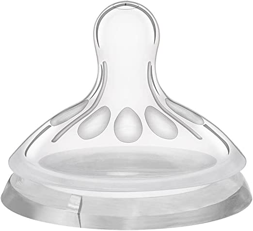 Tetine din silicon Wee Baby - Natural, 2 buc., 18 luni+